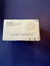 Lefroy Brooks Fleetwood robe hook Silver Nickel
