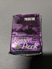 1995 Upper Deck Predictor Series 1 Baseball Value Pack Of Cards Purple Opened