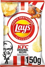 Lay's KFC Flavoured Crisps 150g (Pack of 3) by Mazovia Brands