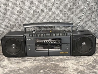 Buy Sony Cfs-w308 Am/fm Stereo Dual Cassette Boombox Mega Bass