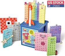 US Stock hand2mind Numberblocks Heroes Zeroes MathLink Cubes Activity Set