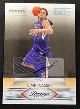 OMRI CASSPI 2009-10 Panini Prestige Draft Picks Rookie Card RC AUTO #091/499