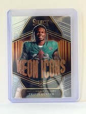2025 Panini Select Travis Hunter RC Neon Icons Rookie Insert #11 Jaguars NFL
