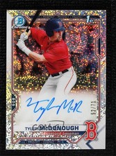 2021 Bowman Draft Chrome Pick Sparkle Refractor 52/71 Tyler McDonough Auto 1u3