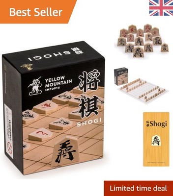 Traditionelles Koma Shogi Schachspiel mit Pappbrett - Gedächtnis und Strategie steigern
