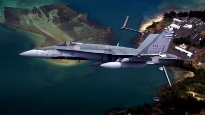 McDonnell Douglas FA 18 Hornet Royal Canadian Air Force military 11x17 Poster