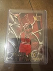 Fleer Metal 1996-97 Metallized Michael Jordan #128 Chicago Bulls Basketball Card