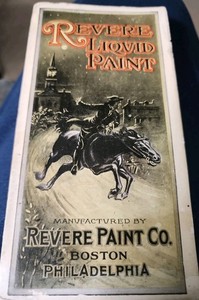 Revere Paint Co. Revere Liquid Paint Advertising Card. 1920's