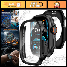3 in 1 Waterproof Case for 49mm Apple Watch Ultra 360 Full Coverage Bumper, Te