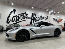 2018 Chevrolet Corvette Coupe 3LT, NPP, Z51 Black 5-Spokes, Auto Glass Top