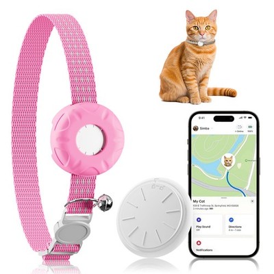 Cat Tracker, Pet Tracker for Cats, Cat GPS Tracker Collar with Safety Elastic...