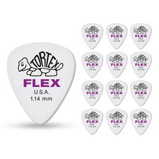 Dunlop Tortex Flex Standard Guitar Picks 1.14 mm 12 Pack