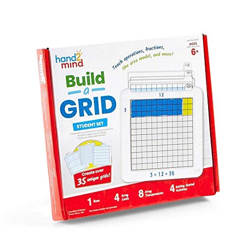 Учебные ресурсы Набор заданий Hand2Mind Math Grid (h2m92427)