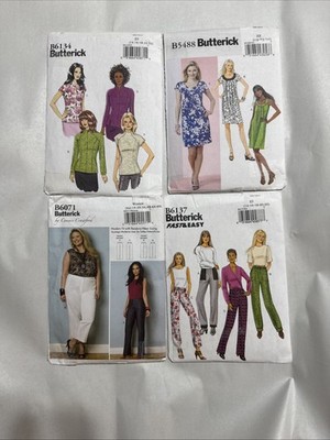 Butterwick Lot of Patterns Woman Large-6x Patterns and Instructions