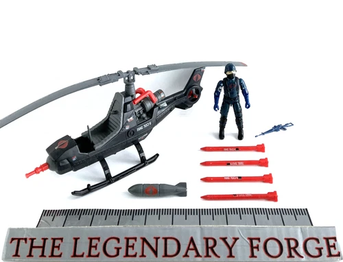 Gi Joe Cobra Fang 1983 Vintage Vehicle 100% Complete Outstanding + Cobra Trooper