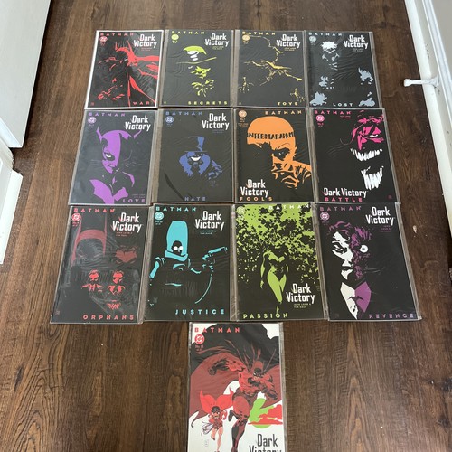 BATMAN: DARK VICTORY #1-13 DC COMIC COMPLETE FULL RUN LOT Tim Sale NM/M 9.8-K