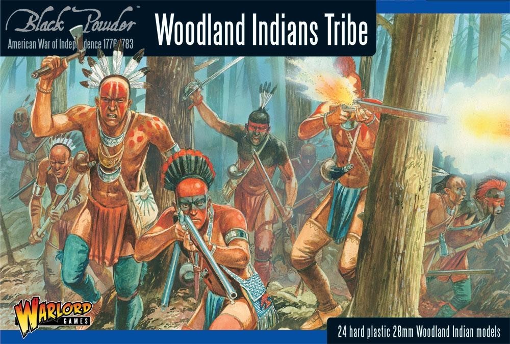 Woodlands Indian Tribe American War Of Independence - Warlord Games Black Powder