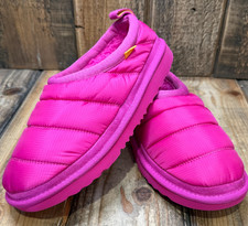 UGG TASMAN LTA BIG KIDS 5 / WOMENS 7 ROCK ROSE PINK PUFF SLIPPERS NWT