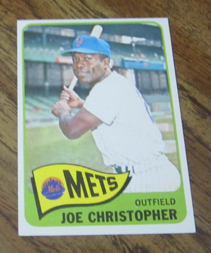 Joe Christopher 1965 Topps #495 Trading Card MLB Baseball New York Mets