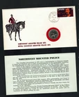 Canada #612, 1973 8¢ RCMP unknown cachet dated "23 V /73" with 25¢ RCMP Coin cvr