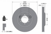 2X Pagid Bremsscheibe 55824NC FüR Isuzu MAX 3 TFR TFS 2 DDI TFR87 TFR87J 4X4 4WD