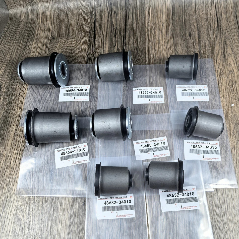 OEM 8PCS Front Upper and Lower Control Arm Bushing For 2001-2007 Toyota Sequoia - Image 2 of 3