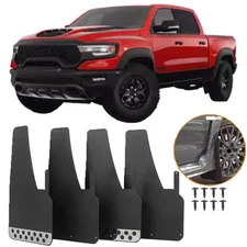 4Pcs Wide Rally Mud Flaps Splash Guard Mudguard For Dodge Ram 1500 2500 3500
