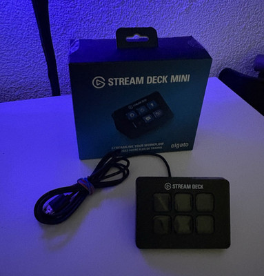 Elgato Stream Deck Mini USB Makro-Keypad programmierbare Tasten schwarz