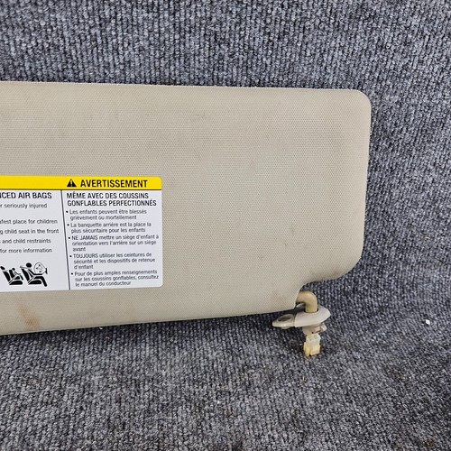 2004-2014 Nissan Titan Armada Sun Visor Passenger Right Side Beige Sunvisor OEM - Picture 7 of 9