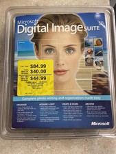 Microsoft Digital Image Suite 10.0 Photo Editing Editor NOS VTG Sealed Software