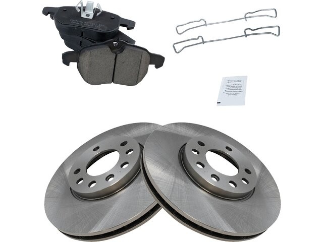 Front Brake Pad and Rotor Kit For 03-11 Saab 93 Vector Linear Arc DW19Z9