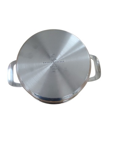 EMERIL LAGASSE 3 Qt. Stock Pot/Soup/Saucepan Stainless Steel No Lid - Picture 4 of 6
