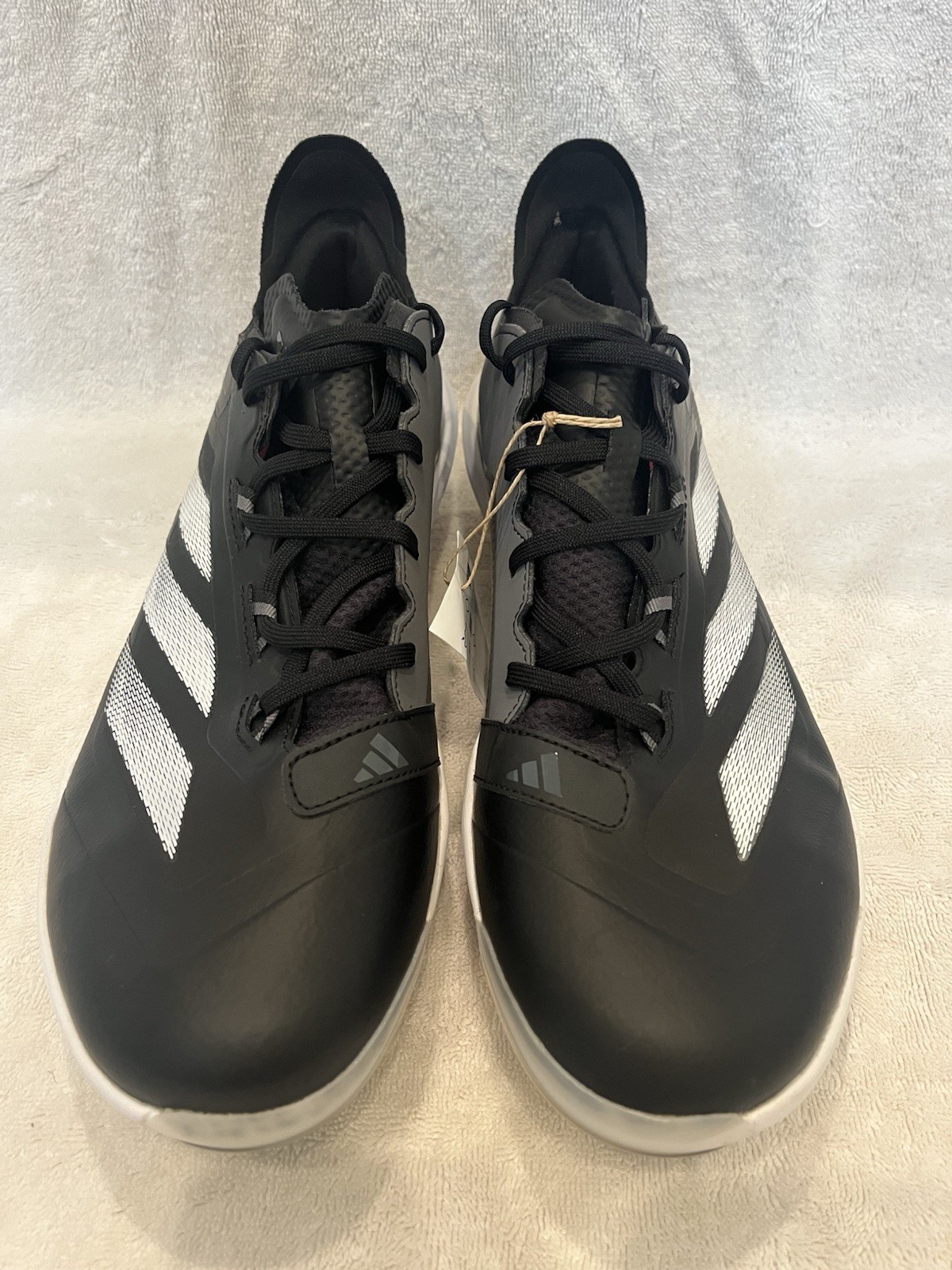 Size 13-Adidas Adizero Impact TDU Men’s Baseball Cleats Black/White/Team Grey thumbnail 2