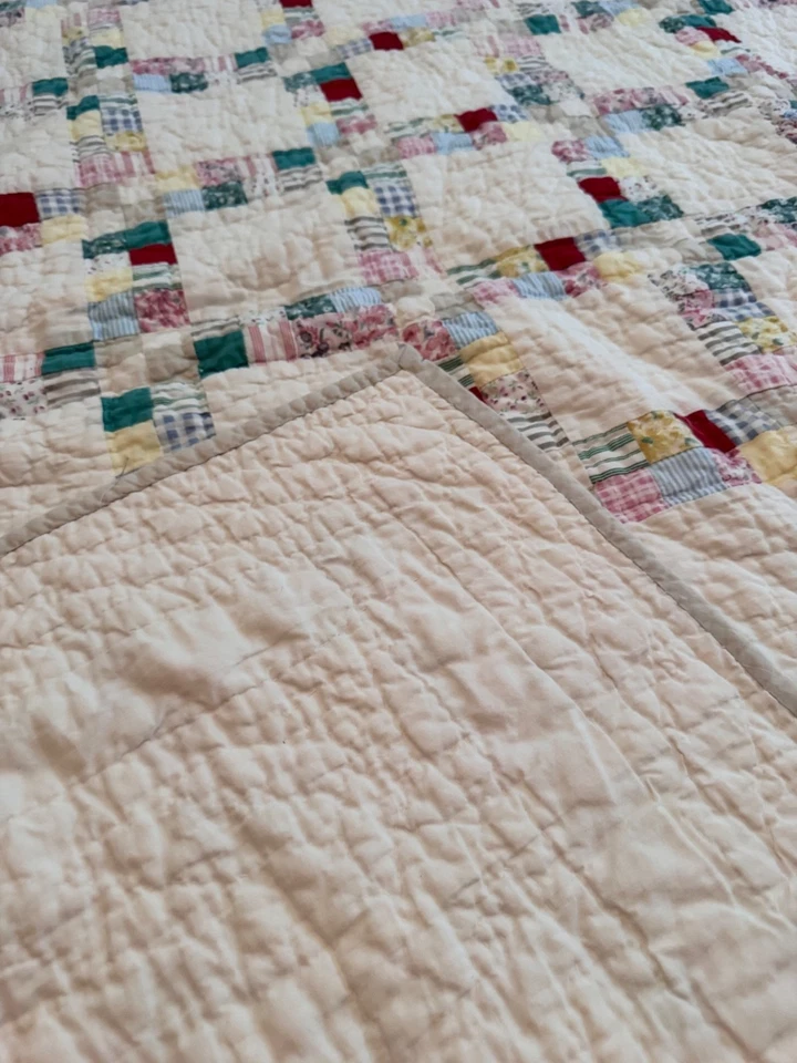 Edredón Ralph Lauren Patchwork Doble Cadena Irlandesa Completo/Reina Multicolor Algodón Foto 4 de 4