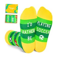 Soccer Gifts for Boys Girls - Kids Soccer Socks, Gifts for Sports Lovers