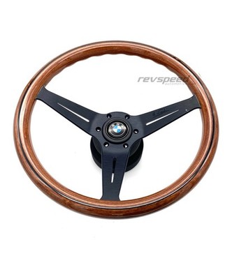 BMW 5 E28 85-88 NARDI Wood Deep Corn Steering Wheel With Boss Kit 350mm Genuine