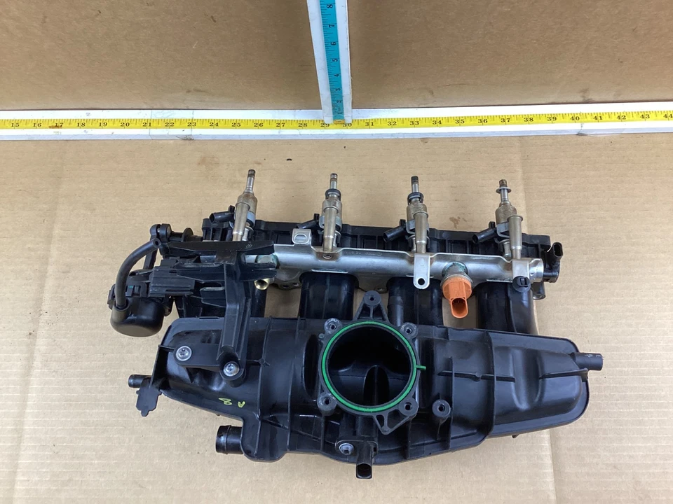 2010-2015 Audi A5 Quattro 2.0L Air Intake Manifold w/ Fuel Injector Rail OEM - Image 2 of 4