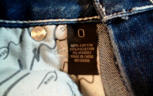 Inc Faded Stretch Blue Faded Distressed Capri Jeans Size 0 - Picture 6 of 6