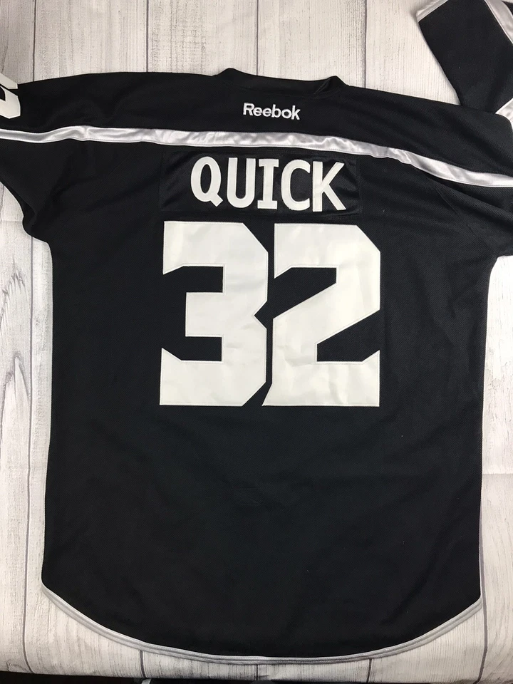 ¡NUEVO CON ETIQUETAS! Camiseta Auténtica Reebok Jonathan Quick LA Kings Center Ice Talla 54 ***LEER Foto 4 de 4