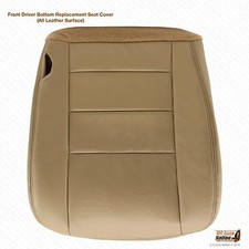2005 Ford Excursion Limited Genuine Leather Driver Side Bottom Seat Cover Tan 2005 Ford Excursion Limited Genuine Leather Driver Side Bottom Seat Cover Tan