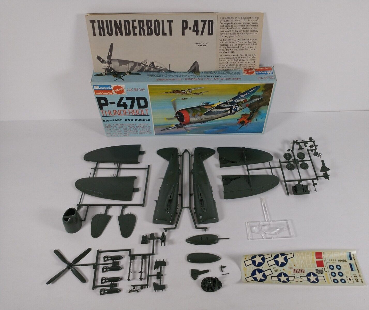P-47 Thunderbolt 1/48 モノグラム完成品 Monogram 1/48 P-47D Thunderbolt