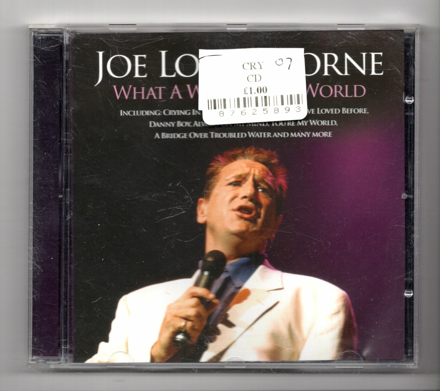 (JT616) Joe Longthorne, What A Wonderful World - 2006 CD