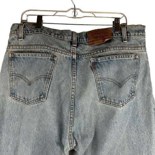 Vintage Levi's 550 Orange Tab Jeans Mens Size 38x30 Dad Fit Baggy Western USA - Picture 14 of 15