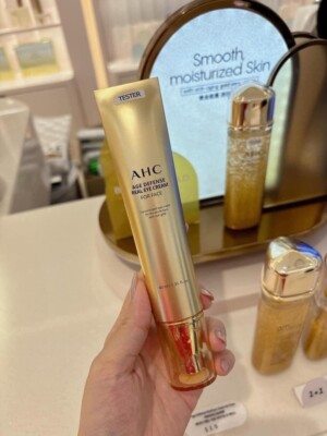 AHC AGE DEFENSE REAL EYE CREAM FOR FACE 40ml Made in Korea
