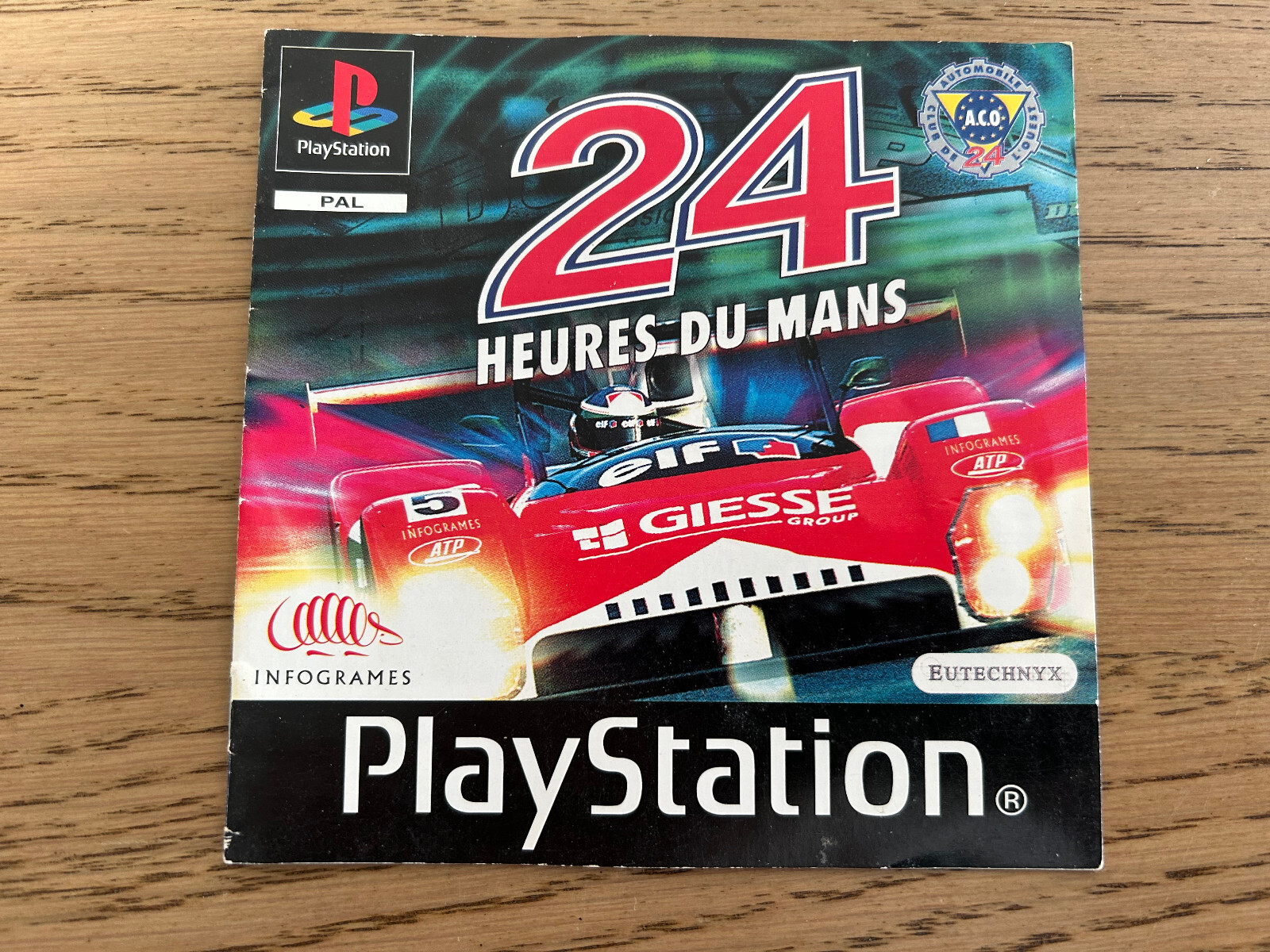 24 HEURES DU MANS - PS1 - PlayStation 1 - Notice FR