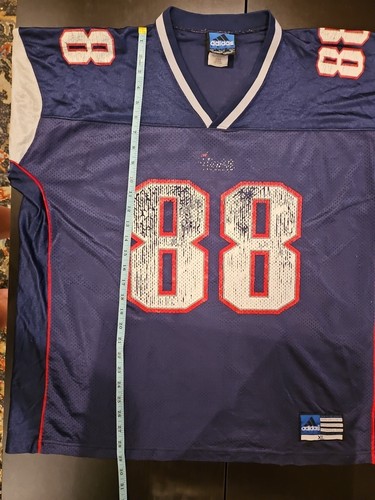 2003 NEW ENGLAND PATRIOT JERSEY #88 TERRY GLENN ADIDAS XL - Picture 4 of 6