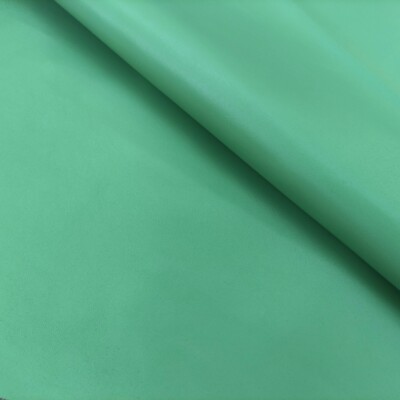 Mint green soft nappa sheepskin hide pieces, real leather supplies store