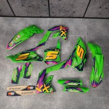 Plastics + Graphics kit Kawasaki KX450 2019-2023 KX250 2021-2024 KXF  (Fitted)