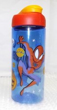 Marvel Kids SPIDERMAN Halloween Flip Top Water Bottle 16.5 fl oz Zak Design