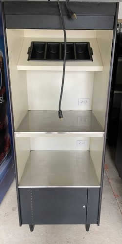 METAL MASTER 275D BLACK TOP HOLDERS WITH 2 POWER OUTLET MICROWAVE / CONDIMENT